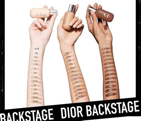 dior backstage 3 wo swatches|dior backstage foundation reviews.